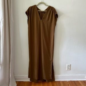 Target Prologue Shift Army Green / Brown Midi Dress